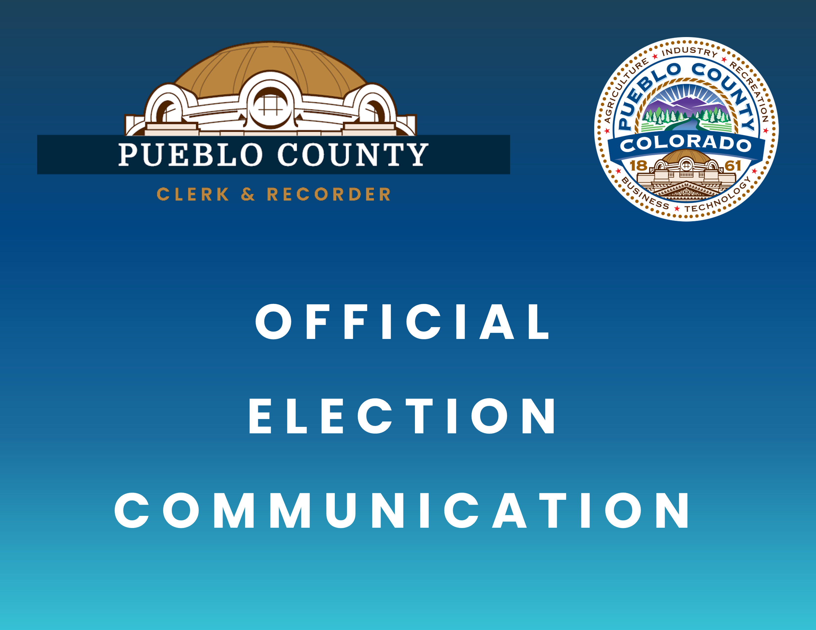 Official Election Communication